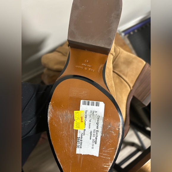 EUC Rag & Bone suede cowboy boot size 41 - Picture 4 of 8